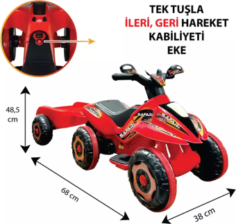 UJ Toys Römorklu Safari ATV