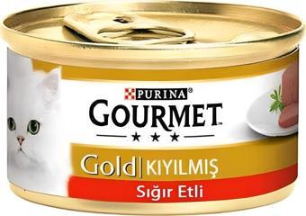 Gourmet Gold Kıyılmış Sığır Etli Kedi Konservesi 85 Gr