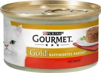 Gourmet Gold Savoury Cake Sığır Etli Kedi Konservesi 85 Gr