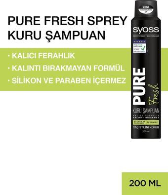 Syoss Pure Fresh Kuru Şampuan