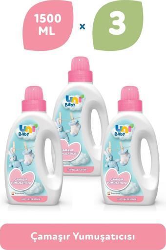 Uni Baby Çamaşır Yumuşatıcı 1500 ml X 3 Adet