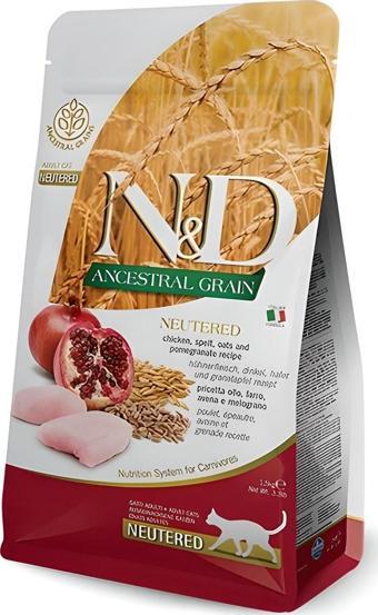 N&D Low Tavuk&Nar Kısırlaştırılmış Yetişkin Kedi Maması 1,5 Kg