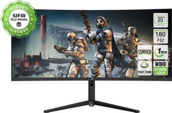 GamePower Wq35 180hz 1ms Wqhd 35" Curved Kavisli Monitör