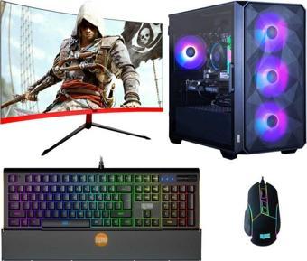 Turbox Tx4195 i5 13400F 16GB Ram 1TB NVMe 8GB RX580 256Bit 27 inç Curved 165Hz Oyun Bilgisayarı