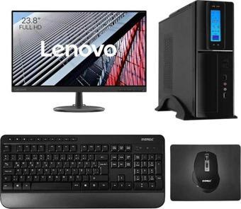 Turbox Tx3118 i7 4770 16GB Ram 512GB M2 NVMe 23.8 inç Lenovo Monitör Slim Masaüstü Ofis Bilgisayarı