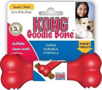 Kong Kırmızı Kauçuk Köpek Kemik Oyuncağı  S 13,5cm