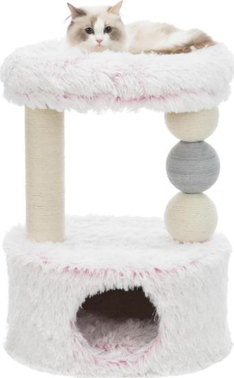 Trixie Kedi Tırmalama ve Yatağı 73cm Beyaz Pembe