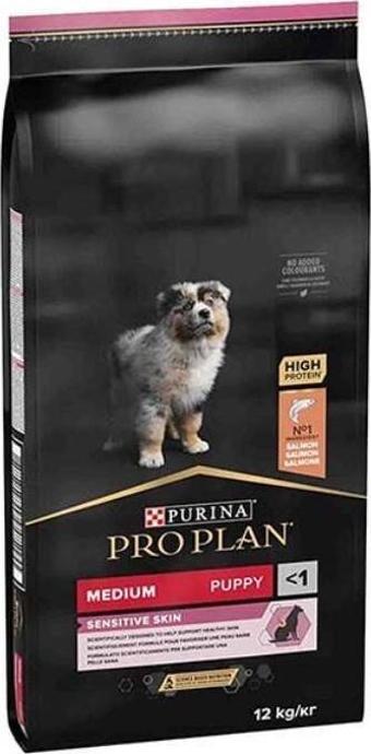 Pro Plan Puppy Medium Senstive Somonlu Yavru Köpek Maması 12 Kg