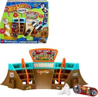 Hot Wheels Mattel Skate Parmak Kaykay Macerasına Başlangıç Setleri Stadyum kaykay Parkı