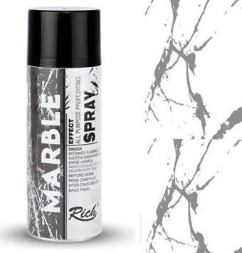 Rich Sprey Boya 200ml Mermer Efekti Gümüş / 11374