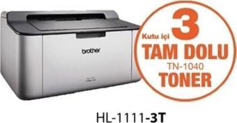 Brother Hl-1111 Orjınal 3 Tonerli Mono Laser 20ppm A4 Yazıcı