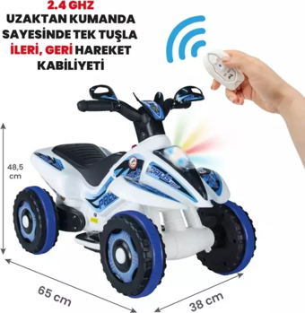 UJ Toys Safari 6 V Akülü ATV