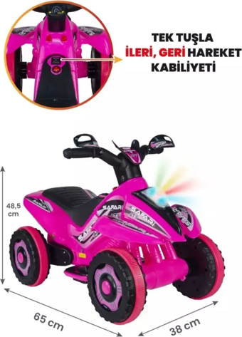 UJ Toys Safari 6 V Akülü ATV