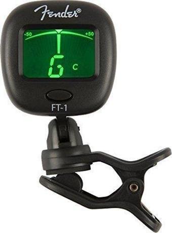 Fender FT-1 Pro Clip-On Tuner Black Akort Aleti