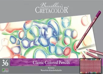 Cretacolor Karmına Kuru Boya Kalem Seti 36'lı Metal Kutu / 27036