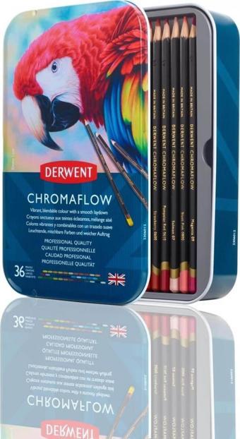 Derwent Chromaflow 36'lı Kuru Boya Kalem Seti / 2306012