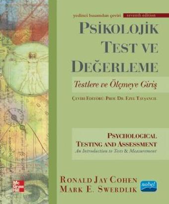 PSİKOLOJİK TEST VE DEĞERLEME - Psychological Testing and Assessment - Nobel Akademik Yayıncılık