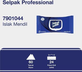 Selpak Professional 24 X 60'lı (1440) Premium Islak Mendil