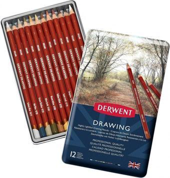 Derwent Drawing 12'li Yağlı Çizim Kalemi / 0700671