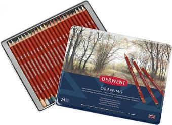 Derwent Drawing 24'lü Yağlı Çizim Kalemi / 0700671