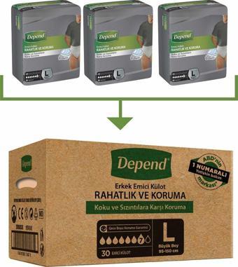 Depend Emici Külot Large 30lu