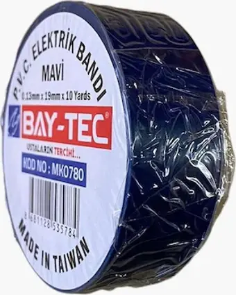 Mavi Elektrik Bandı (10 Lu Paket) Mk0780