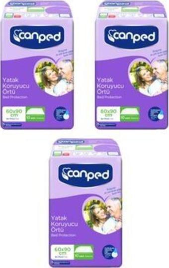 Canped Yatak Koruyucu Örtü 60x90 10 Lu 3 Paket