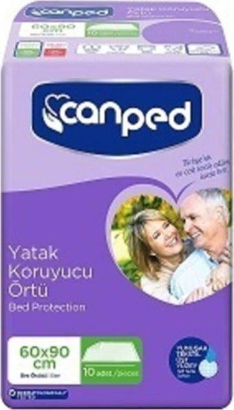 Canped Yatak Koruyucu Örtü Ekstra Örtü (60cm * 90cm) 10 Adet