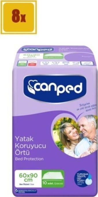 Canped Yatak Koruyucu Örtü Ekstra Örtü 10'lu 8'li Set