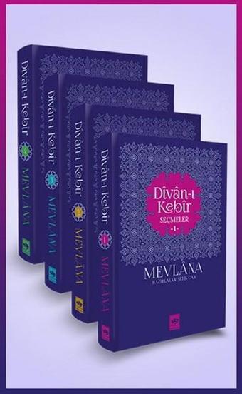 Divan-ı Kebir Seçmeler - 4 Kitap Takım - Şefik Can - Ötüken Neşriyat