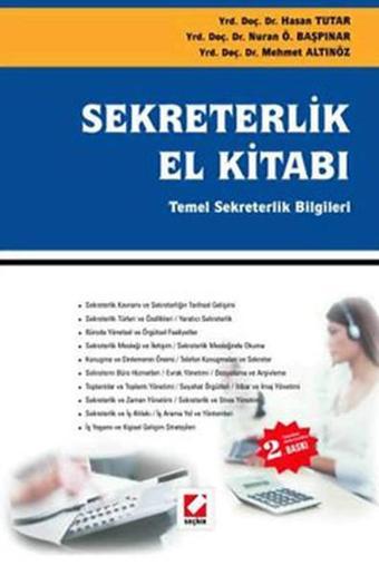 Sekreterlik El Kitabı - Hasan Tutar - Seçkin Yayıncılık