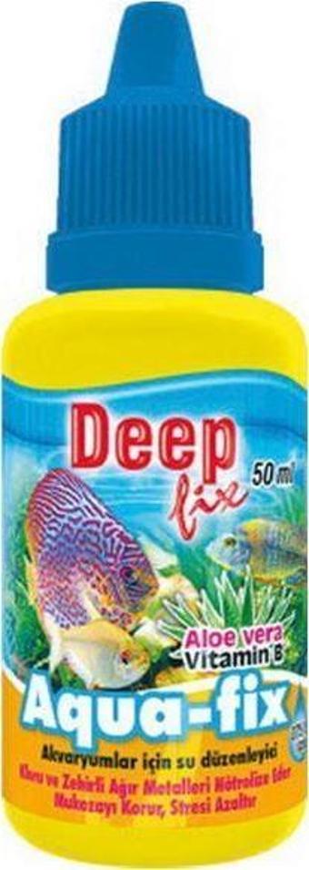 Deep Fix Aqua-Fix Akvaryumlar İçin Su Düzenleyicisi 50 Ml