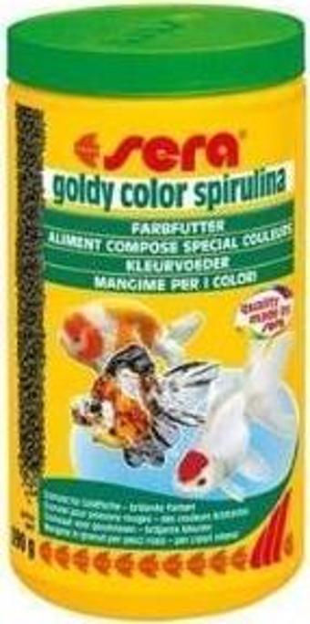 Sera Goldy Color Spirulina Balık Yemi 1000ml / 390gr