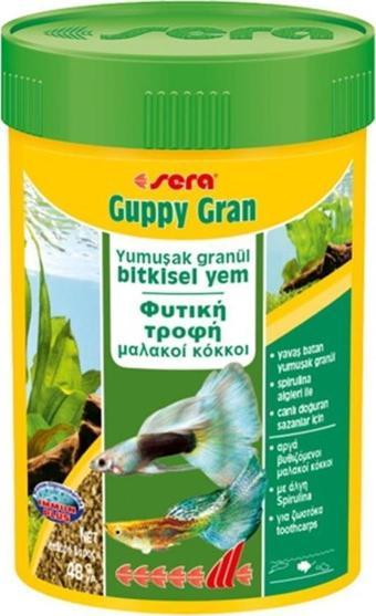 Sera Guppy Gran Balık Yemi 100ml /48gr