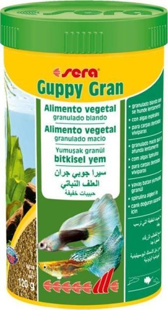 Sera Guppy Gran Balık Yemi 250 ml / 120 gr