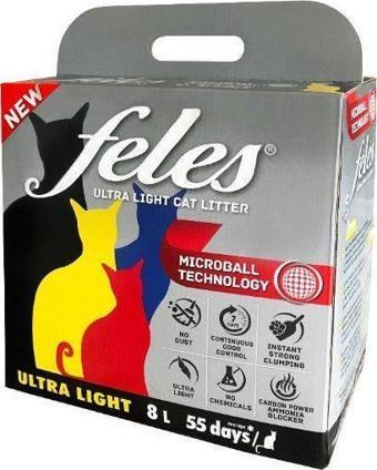 Feles Ultra Light Topaklanan Kedi Kumu 8 Lt