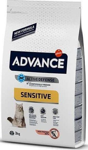 Advance Sensitive Somonlu Kedi Maması 3 Kg