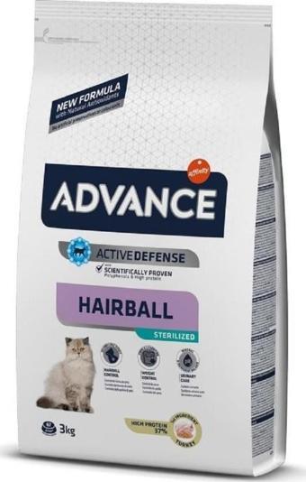 Advance Sterilised Hairball Kısırlaştırılmış Kedi Maması 3 Kg