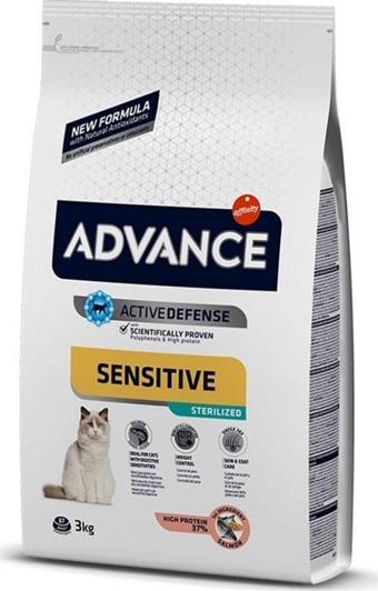 Advance Sterilised Somonlu Kısırlaştırılmış Kedi Maması 3 Kg