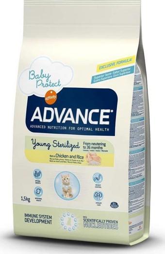 Advance Young Sterilised Kısırlaştırılmış Yavru Kedi Maması 1,5 Kg
