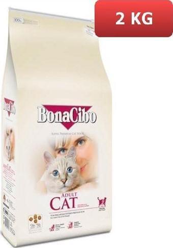 BonaCibo Adult Cat Tavuk Hamsi Kedi Maması 2 Kg