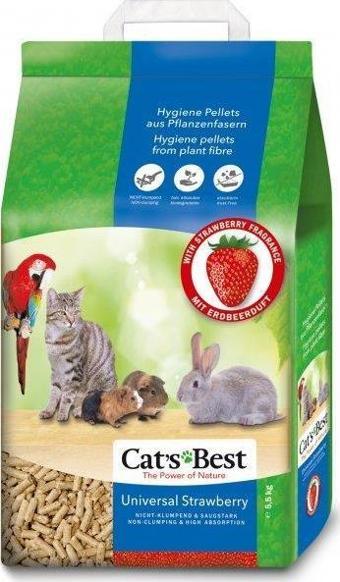 Cats Best Universal Çilekli Kedi Kuş Kemirgen Kumu 10 Lt  (5,5 kg)