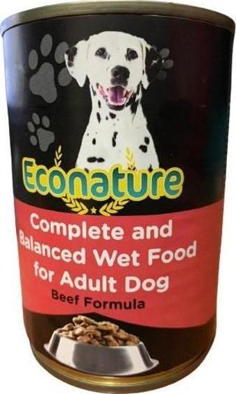 Econature Beef Sığır Etli Köpek Konservesi 400 Gr