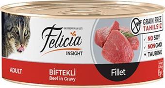 Felicia Biftekli Fileto Tahılsız Kedi Konservesi 85 gr