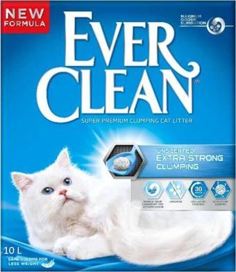 Ever Clean Extra Strong Unscented Kokusuz Topaklaşan Kedi Kumu 10 Lt