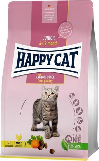 Happy Cat Junior Geflügel Yavru Kedi Maması 4 Kg