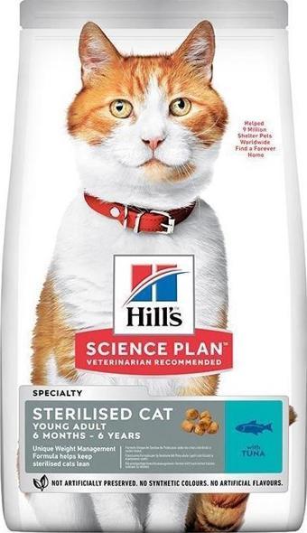 Hill's Sterilised Kısırlaştırılmış Ton Balıklı Kedi Maması 1,5 Kg