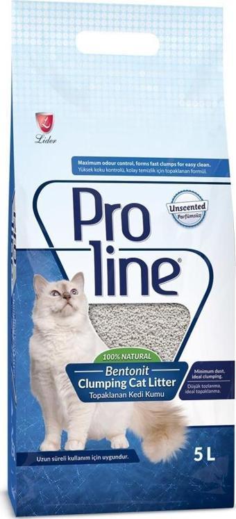 Proline Kokusuz Bentonit Kedi Kumu 5 Lt