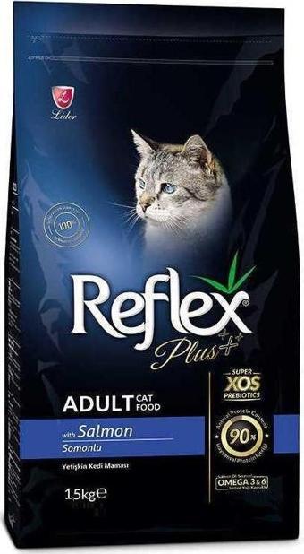 Reflex Plus Somonlu Yetişkin Kedi Maması 1,5 KG