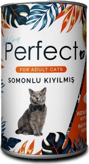 Perfect Salmon Ezme Somonlu Kıyılmış Yetişkin Kedi Konservesi 400 Gr